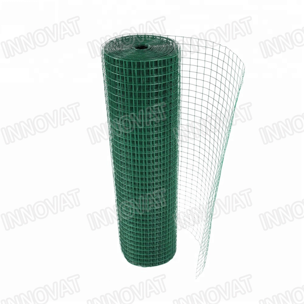 Garden Craft PVC Coated Welded Wire Mesh Wire Fencing Green Color Iron Netting 1/4" - 6"