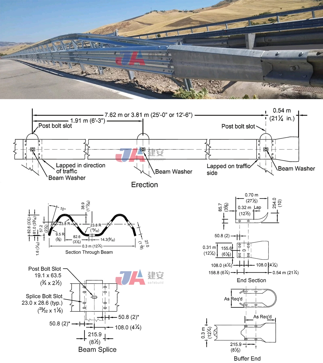 En1317 Euro Standard Steel Road Security Fence for Sale