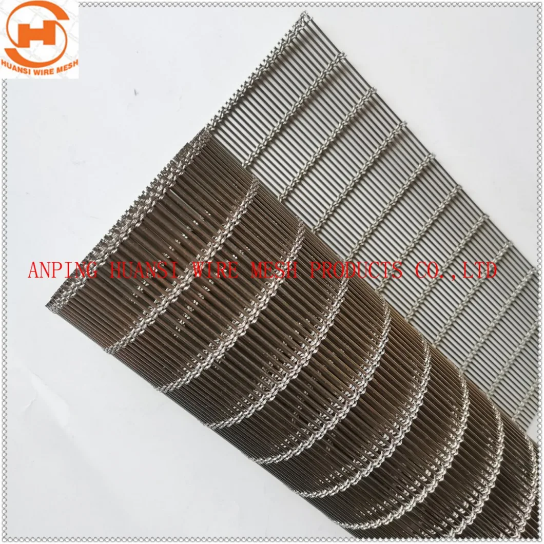 Exterior Wall Decorative Architectural Stainless Steel Cable Rod Metal Wire Mesh