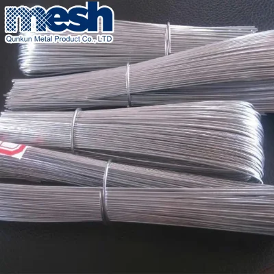 Haute qualité OEM 0,8 mm 2 mm Electro Galvanized U Type Tie Iron Wire Binding Wire