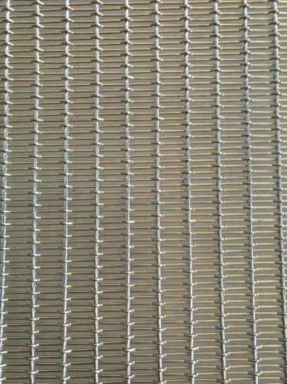 Treillis métallique architectural--Tec-Sieve Multi-Barrette Weave/Cable Mesh System